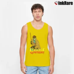 Men’s Gambit Marvel Graphic Tank Top in yellow | Breathable, Active-Friendly Design