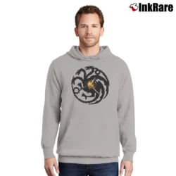 Men’s Game Of Thrones Dracarys Mother Of Dragons Gift Pullover Hoodie in sport grey | Cozy, Durable, Modern Fit