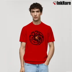 Men’s Game Of Thrones Dracarys Mother Of Dragons Gift Classic T-Shirt in red | Soft, Breathable Everyday Wear