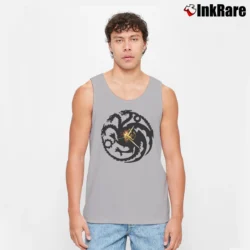 Men’s Game Of Thrones Dracarys Mother Of Dragons Gift Tank Top in sport grey | Breathable, Active-Friendly Design