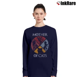 Women’s Game Of Thrones Mother Of Cats Long-Sleeve Top in navy | Sleek, Versatile, All-Season