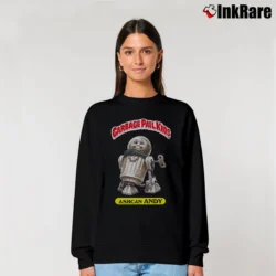 Women’s Garbage Pail Kids Ashcan Andy Relaxed Sweatshirt in black | Soft, Laid-Back Vibe