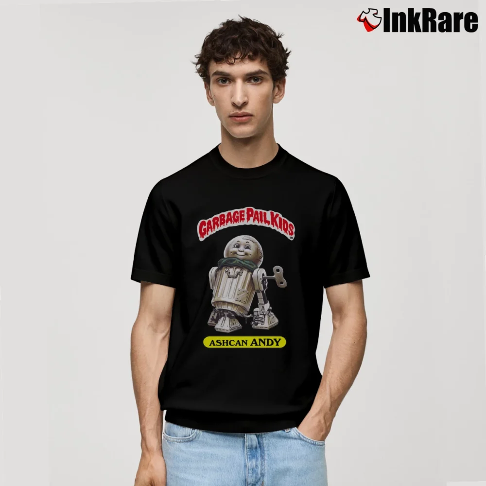 Men’s Garbage Pail Kids Ashcan Andy Classic T-Shirt in black | Soft, Breathable Everyday Wear