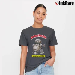 Women’s Garbage Pail Kids Ashcan Andy Signature T-Shirt in charcoal | Soft, Flattering Fit