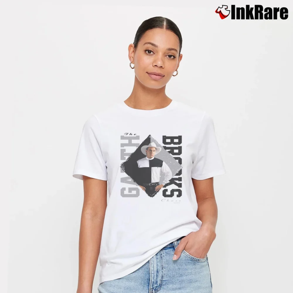 Women’s Garth Brooks The Chase Signature T-Shirt in white | Soft, Flattering Fit