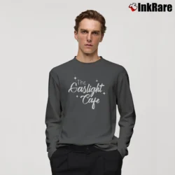 Men’s Gaslight Cafe Marvelous Mrs Maisel Midge Long-Sleeve Shirt in charcoal | Sleek, Lightweight, Year-Round Wear