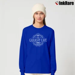 Women’s Gaslight Cafe The Marvelous Mrs Maisel Long-Sleeve Top in royal blue | Sleek, Versatile, All-Season