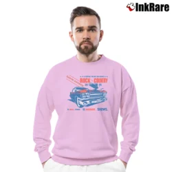 Men’s Gavin Adcock Rock The Country Crewneck Sweatshirt in light pink | Cozy Fabric, Clean Style