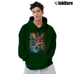 Men’s Geddy Lee Musician Rush Pullover Hoodie in forest green | Cozy, Durable, Modern Fit