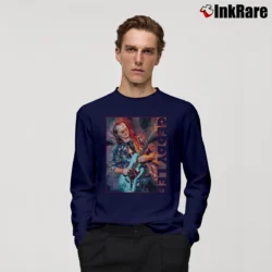 Men’s Geddy Lee Musician Rush Long-Sleeve Shirt in navy | Sleek, Lightweight, Year-Round Wear