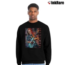 Men’s Geddy Lee Musician Rush Crewneck Sweatshirt in black | Cozy Fabric, Clean Style