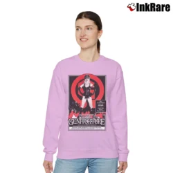 Women’s Genitorturers 90s Industrial Band Relaxed Sweatshirt in light pink | Soft, Laid-Back Vibe