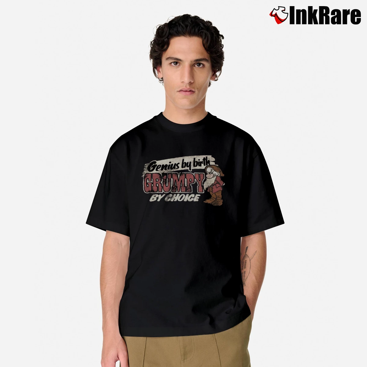 genius by birth grumpy by choice Men’s Classic Tee in black – Premium Comfort Men’s genius by birth grumpy by choice Classic T-Shirt in black | Soft, Breathable Everyday Wear