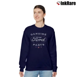 Women’s Genuine Ford Parts Logo Retro Car Relaxed Sweatshirt in navy | Soft, Laid-Back Vibe
