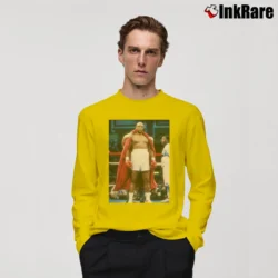 Men’s george foreman big george boxing legend fan Long-Sleeve Shirt in yellow | Sleek, Lightweight, Year-Round Wear