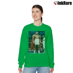 Women’s george foreman big george boxing legend fan Relaxed Sweatshirt in irish green | Soft, Laid-Back Vibe