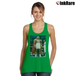 Women’s george foreman big george boxing legend fan Tank Top in irish green | Lightweight, Movement-Friendly