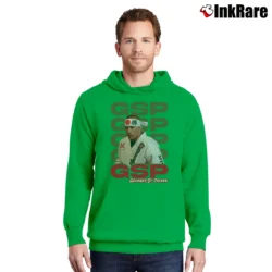 Men’s georges st pierre gsp mma legend ufc fan Pullover Hoodie in irish green | Cozy, Durable, Modern Fit
