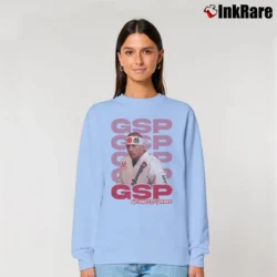 Women’s georges st pierre gsp mma legend ufc fan Relaxed Sweatshirt in light blue | Soft, Laid-Back Vibe