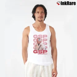 Men’s georges st pierre gsp mma legend ufc fan Tank Top in white | Breathable, Active-Friendly Design
