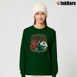 Women’s Georgia Bulldogs vs Auburn Tigers Rivalry Long-Sleeve Top in forest green | Sleek, Versatile, All-Season