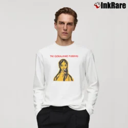 Men’s Geraldine Fibbers Butch 1997 Navy Long-Sleeve Shirt in white | Sleek, Lightweight, Year-Round Wear