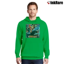 Men’s Gerry Rafferty City To City Music Pullover Hoodie in irish green | Cozy, Durable, Modern Fit