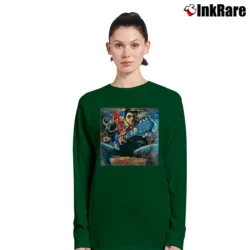Women’s Gerry Rafferty City To City Music Long-Sleeve Top in forest green | Sleek, Versatile, All-Season