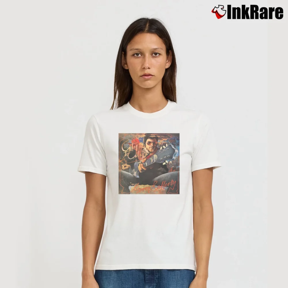 Women’s Gerry Rafferty City To City Signature T-Shirt in white | Soft, Flattering Fit