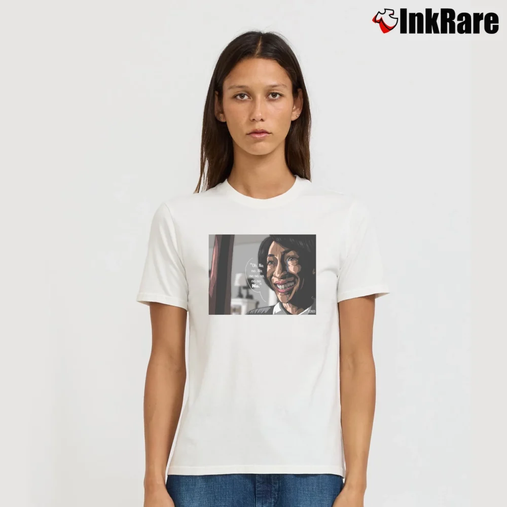 Women’s Get Out No No No Scene Signature T-Shirt in white | Soft, Flattering Fit