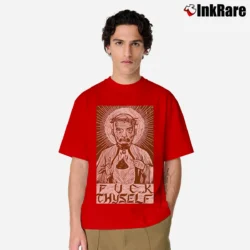 Men’s GG Allin Saint Thyself Punk Hardcore Jesus Christ Classic T-Shirt in red | Soft, Breathable Everyday Wear
