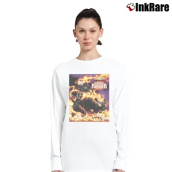 Women’s Ghost Panther Ghost Rider Marvel Crossover Long-Sleeve Top in white | Sleek, Versatile, All-Season