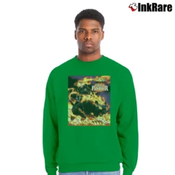 Men’s Ghost Panther Ghost Rider Marvel Crossover Crewneck Sweatshirt in irish green | Cozy Fabric, Clean Style