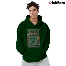 Men’s Ghost Rider Marvel Retro MCU Comic Pullover Hoodie in forest green | Cozy, Durable, Modern Fit