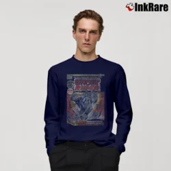 Men’s Ghost Rider Marvel Retro MCU Comic Long-Sleeve Shirt in navy | Sleek, Lightweight, Year-Round Wear