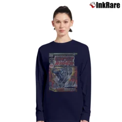 Women’s Ghost Rider Marvel Retro MCU Comic Long-Sleeve Top in navy | Sleek, Versatile, All-Season