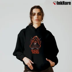 Women’s Ghost Rider Marvel Vintage Cozy Hoodie in black | Warm, Structured, Stylish