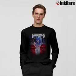 Men’s Ghost Town These Illusions Long-Sleeve Shirt in black | Sleek, Lightweight, Year-Round Wear