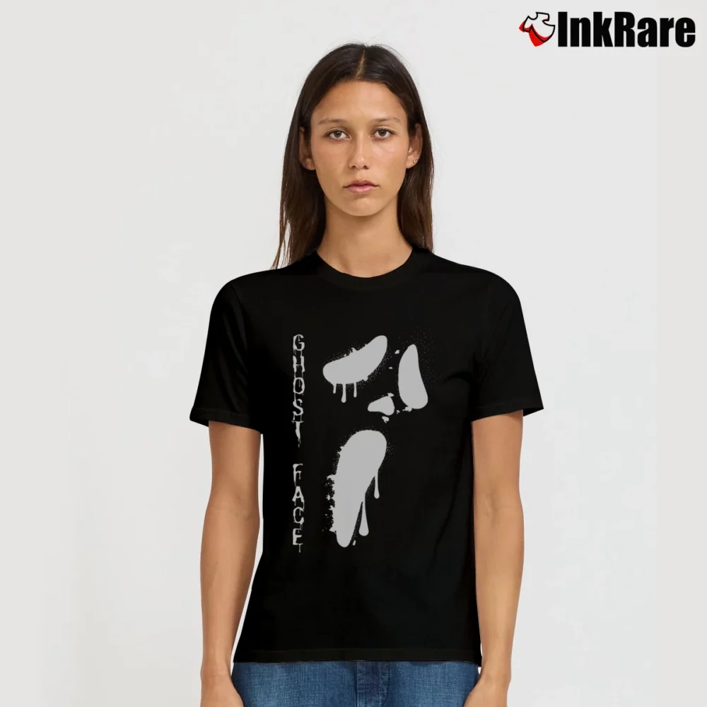 Women’s Ghostface Scream Movie Signature T-Shirt in black | Soft, Flattering Fit