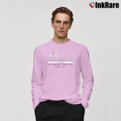 Men’s Gilmore Girls Dragonfly Inn Graphic Long-Sleeve Shirt in light pink | Sleek, Lightweight, Year-Round Wear