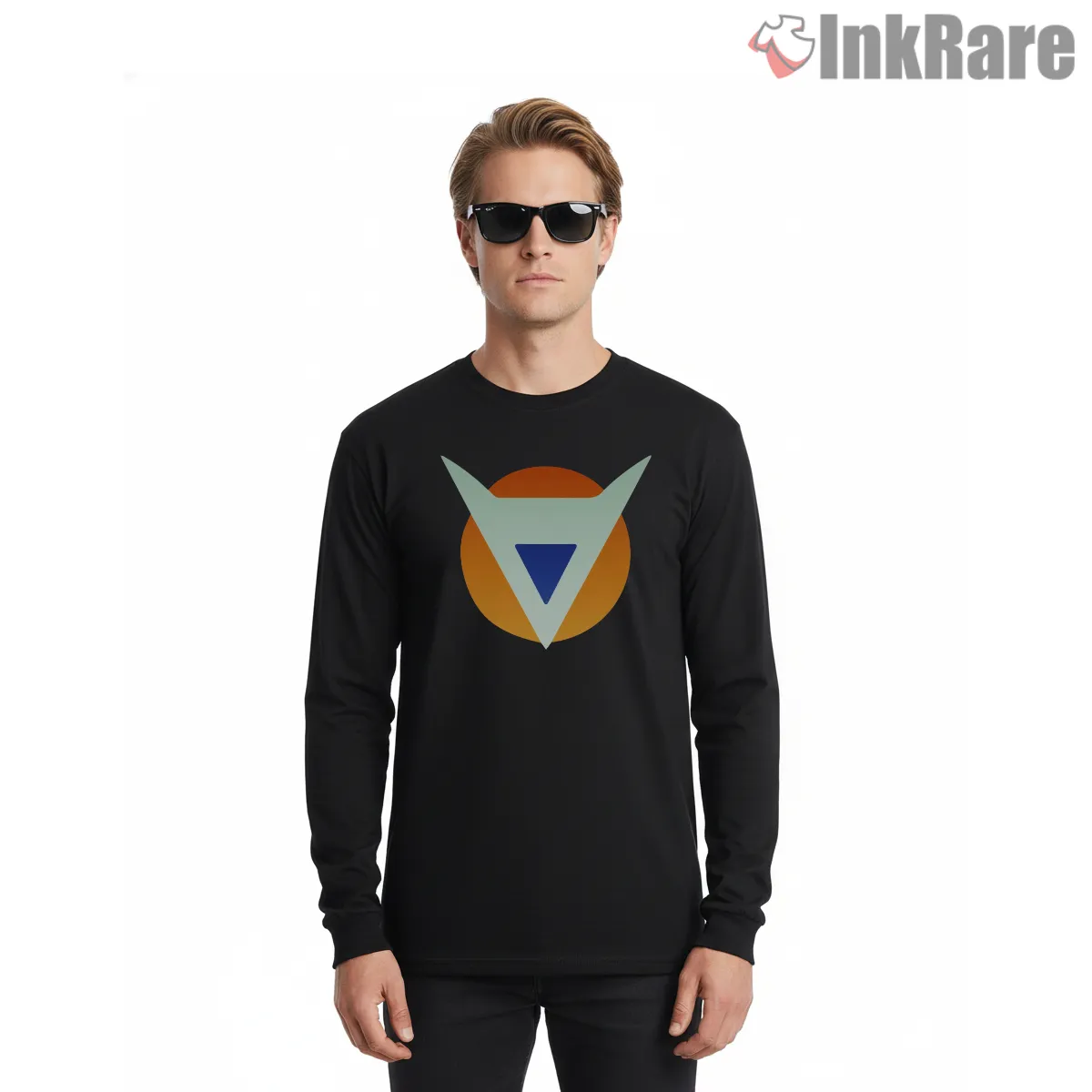 Ginyu Special Corps Emblem Retro Badge Long Sleeve Black Ginyu Special Corps Emblem Retro Badge Shirt on black long sleeve shirt for men graphic tee