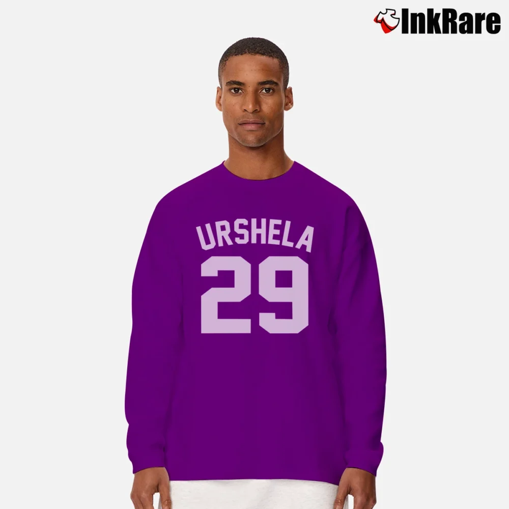 Men’s Gio Urshela Yankees Baseball Long-Sleeve Shirt in purple | Sleek, Lightweight, Year-Round Wear