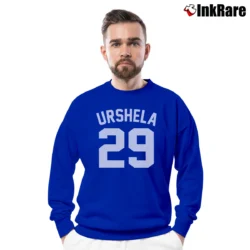 Men’s Gio Urshela Yankees Baseball Crewneck Sweatshirt in royal blue | Cozy Fabric, Clean Style