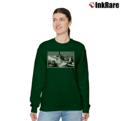 Women’s Giorgio Moroder Retro Style Relaxed Sweatshirt in forest green | Soft, Laid-Back Vibe