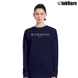 Women’s Givenchy Black Fashion Graphic Long-Sleeve Top in navy | Sleek, Versatile, All-Season