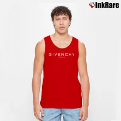 Men’s Givenchy Black Fashion Graphic Tank Top in red | Breathable, Active-Friendly Design