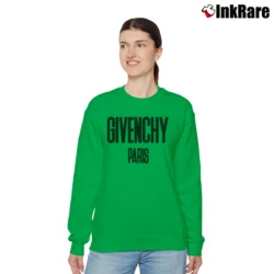 Women’s Givenchy Paris Designer Inspired Relaxed Sweatshirt in irish green | Soft, Laid-Back Vibe
