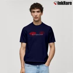 Men’s Givenchy Spirit Logo Cotton Classic T-Shirt in navy | Soft, Breathable Everyday Wear
