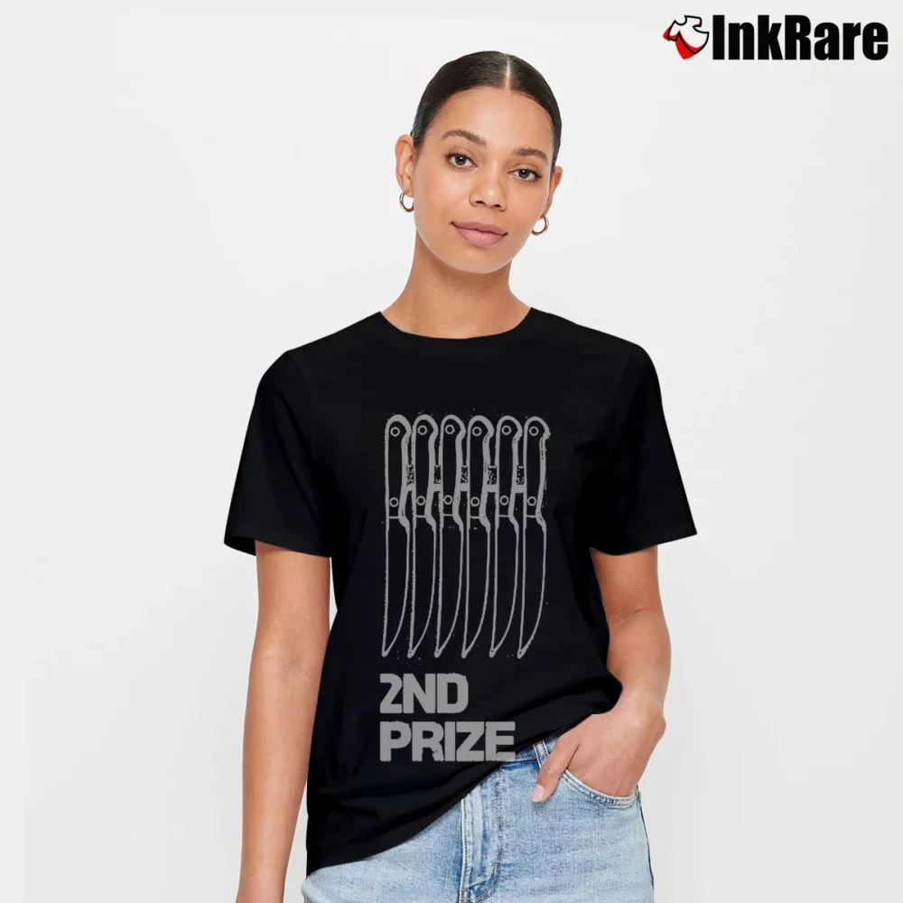 Women’s Glengarry Glen Ross Second Prize Signature T-Shirt in black | Soft, Flattering Fit