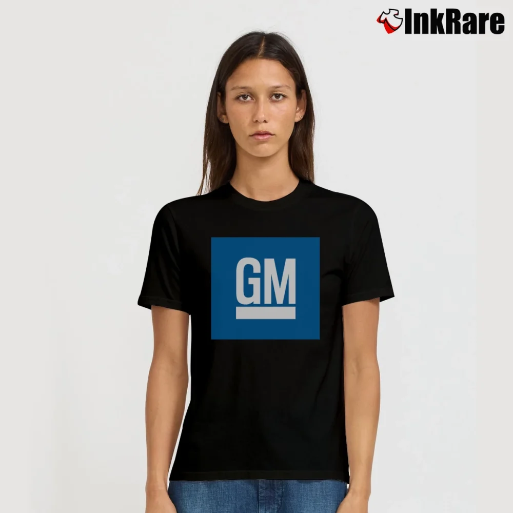 Women’s Gm General Motors Logo Signature T-Shirt in black | Soft, Flattering Fit